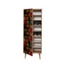 Hanah Home Zapatero 723 Roble Sonoma - Organizador de Calzado 135x50x38 cm, Tablero Partículas Melaminado, Amplio Almacenamiento, Estilo Moderno